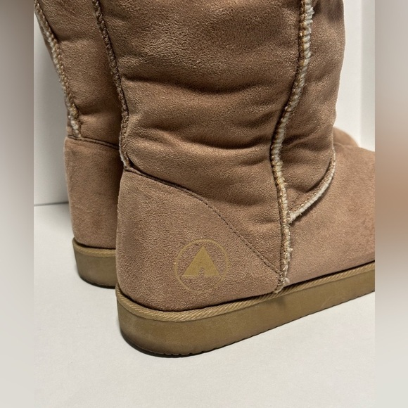 Airwalk Tall Tan Boots Size 12 - Picture 5 of 10